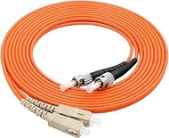 HAIZHI SC-ST Duplex Fiber Optic Patch Cable 1-10M, 50/125 and 62.5/125um, OM1/OM2, 0.3 Db, Pack of 1