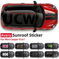 Brand New JCW Style Car Roof Sticker For JCW Mini Cooper F54 F55 F56