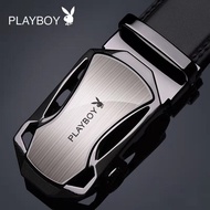 Playboy Genuine Leather Belt Men Genuine Leather Automatic Buckle Belt Men's Belt Genuine Leather Hi