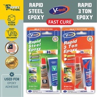 V-TECH RAPID STEEL EPOXY & RAPID 3 TON EPOXY#READY STOCK