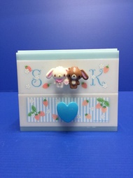 Sanrio Sugarbunnies 甜甜兔 2009年雙層有鎖首飾盒 小物收納盒 ((冇盒))