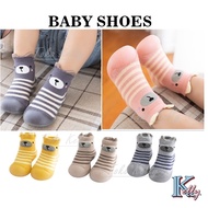[M31] Baby Shoes 4-36 Months Rubber Sole Anti Slip Prewalker skidder Baby import bear