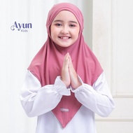 Ayun Kids S XS Daffi Hijab Jilbab Instan Anak Bergo Non Ped Jersey