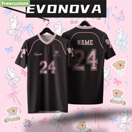 2025 New Coquette Jersey Coquette Custom Name Microfiber Jersey Short Sleeve Sport Retro Collar Qui 