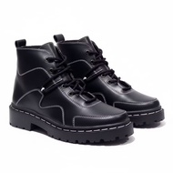 Men's Formal Work Shoes, Casual Cowboy Biker Boots
