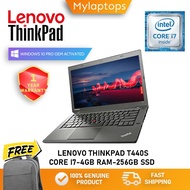 LENOVO THINKAD T440s [CORE i7-4600U /4GB RAM /256GB SSD] ULTABOOK / WINDOWS 10 PRO / 1 YEAR WARRANTY