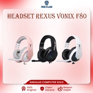 Headset Headphone Earphone Gaming Rexus Vonix F80 RGB
