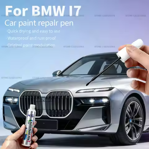 Car Paint Repair Pen For BMW I7 Touch Up Scratch Remover DIY Auto Accessories Silver White 490 Grey 