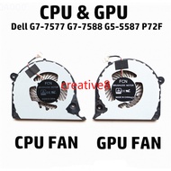 Fan for DELL G7-7577 G7-7588 P72F G5-5587 Laptop CPU & GPU Cooling Fan