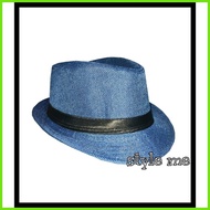 STYLE ME Fedora Hat Short Brim for Adult and Kids 13 Colors 5 Sizes