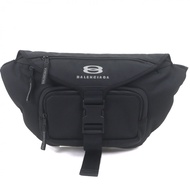 成色極佳 ▼ BALENCIAGA 792072 UNITY 腰包 L 大號 尼龍腰包 黑色 附防塵袋 義大利製造 男士