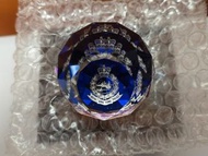 RHKP 香港皇家警察 皇家年代警隊自家製紀念品 玻璃球紙鎮