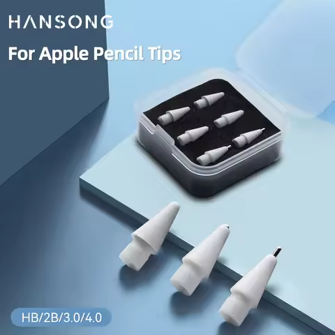 For Apple Pencil Tips For Apple Pencil 1st 2nd Generation Soft Hard Double-Layered Replacement Nib 2