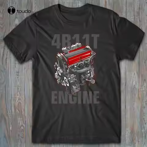 4B 11T Evo Engine Iconic T-Shirt Mitsubishi Evo Cool Gift Jdm Japan Drift Tokyo Tee Shirt