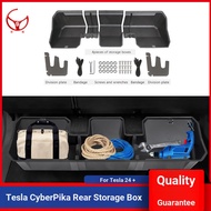 Suitable for tesla tesla Cybertruck Cybertruck Rear Seat Storage Box Accessories