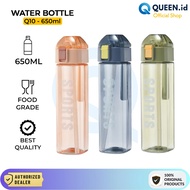 QUEEN Q10 Water Bottle 650ML BPA FREE FoodGrade Plastic Bottle