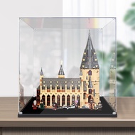 Lego Acrylic Display Box For lego 75954 Hogwarts Hall  Popmart Figurine Labubu Zimomo forShoes Sneak