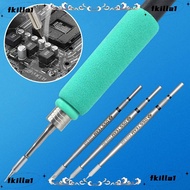 FKILA C210 Electric Soldering Iron Tips Head Durable T210 Handle Lead-free Welding Tool