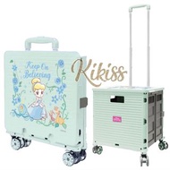 【預訂】旺角店- 行貨正版- Disney 公主  灰姑娘 四輪摺疊式購物車/ 拉桿收納箱 ｜PRINCESS Cinderella 