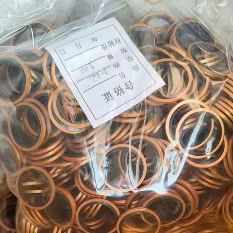 M6 M8 M10 M12 M14 M16 M18 M20 M22 M24-M60 Red Copper+ Nitrile Rubber JB982 Half Pack Washer NBR Oil 