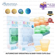 AUTUMNZ EASY Breastmilk & Baby Food Storage Cups (2oz) ASST