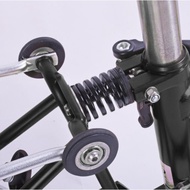 Folding bicycle rear shock for brompton bicycle shock absorber spring