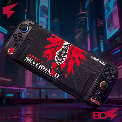 Cyberpunk Johnny Silverhand Protective Case for Switch 2,Two Piece Split Shell Design - NS2 Console 