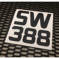 SW388 Stickers Die-Cut Oracal Honda Jdm Style Car Decoration