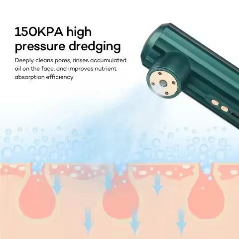 Mini Pressure Nano Spray Face Steamer Red Light Therapy Oxygen Injection Nail Art Tattoo Makeup Nano