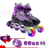 * In-line Skate รองเท้าสเก็ตสำหรับเด็กของเด็กหญิงและชาย โรลเลอร์สเกต รองเท้าสเก็ต โรลเลอร์เบลด Rolle