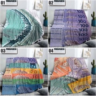 Malaysia ringgit rm Flannel Fleece Blankets various size warm and cozy