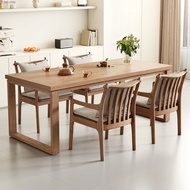TB Solid Wood Dining Nordic White Ash Large Rectangular Living Room Desk Modern Simple Island Table