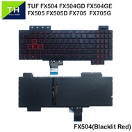 Asus TUF Gaming FX504  FX504GD  FX504GE  Backlit Red  Laptop Replacement Keyboard