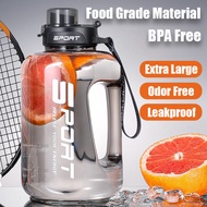 Water bottle bpa free 2.5L/2L/1.7L/1.5L water bottle 2000ml water bottle with straw tritan water bot