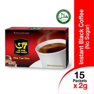 G7 Black Instant Coffee (15 sachets x 2g) Vietnam Trung Nguyen Coffee