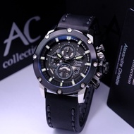 Jam Tangan Pria Alexandre Christie AC 6564 AC6564 Garansi Resmi 1 Tahun - Tali Rantai & Kulit