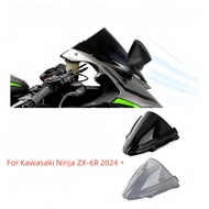 For KAWASAKI NINJA ZX-6R ZX 6R ZX6R 2024 2025 Motorcycle Front Windshield Windscreen Baffle Wind Def
