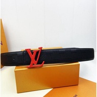 2025 Louis Vuitton Fashion buckle genuine leather belt Width 40mm Highly Quality with Box designer m
