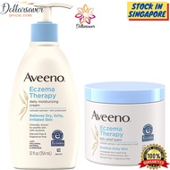 Aveeno Eczema Therapy Daily Moisturizing Cream 354ml / Itch Relief Balm, 312g For Sensitive Skin