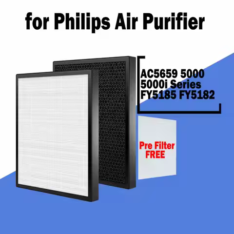 FY5185/30 FY5182/30 Hepa Activated Carbon Filter Replacement for Philips Air Purifier AC5659 5000 an