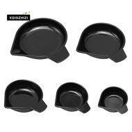5 Sizes Weighing Powder Pans Narrow Spout Plastic Weighing Dishes Black Plastic for Weigh Liquid Pow
