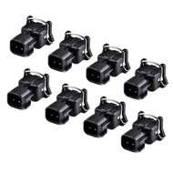 8pcs Fuel Injector Wiring Connector Adapter EV6 to EV1 USCAR LS2 LS3 LSX LS1 LT1 TPI Car Replacement