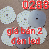 2 led light panels 8.6cm x 8.6cm 3v - 4v 12w aluminum base