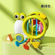 Baby Snail Activity Cube Toddler Montessori Toys for 1 Year Old Infant Sensory Toy W/Shape Sorter Pu