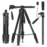 Andoer TTT-010 180CM/70.87Inch Portable Photography Tripod Monopod Camera Horizontal Tripod Stand Al