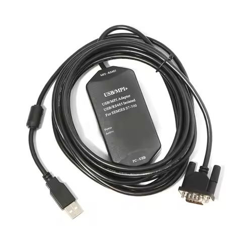 MPI USB-MPI USB-MPI+ RS485 USB To PPI / DP Adapter For S7-200 S7-300 S7-400 DB9M Communication Cable