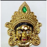 plastic gold colour Amman face/god face/Amman mugam