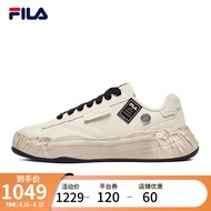 FILA x MIHARA斐乐男鞋板鞋秋季新款时尚休闲鞋子运动鞋FM-20 米色-AG 42