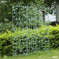 H-Y/ Outdoor Courtyard Garden Chinese Rose Lattice Plant Flower Clematis Climbing Balcony Screen Decorative Flowers Rack