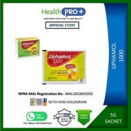 Uphamol 1000mg Cold & Flu Honey Lemon 5G X 1 SACHET (EXP:07/28)